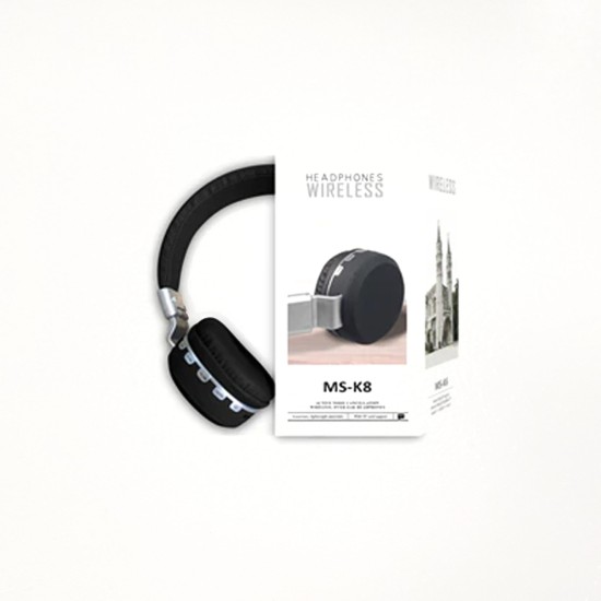 AURICULAR BLUETOOTH INALÁMBRICO MS-K8 PRETO